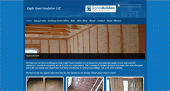 Desktop Screenshot of eaglefoaminsulation.com