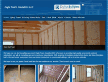 Tablet Screenshot of eaglefoaminsulation.com